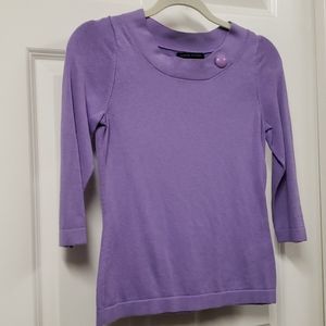 Petite Banana Republic XS Lavender 3/4 sleeve